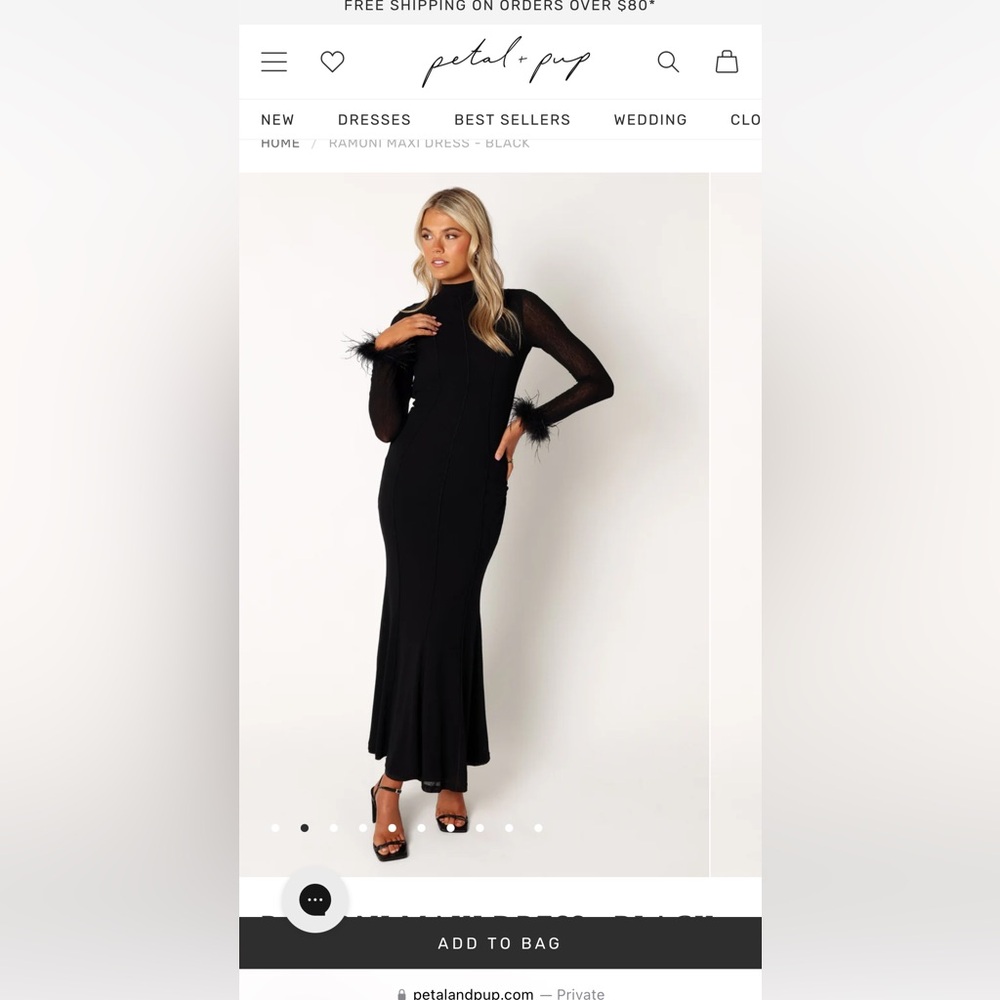 Ramona Maxi dress Petal & Pup